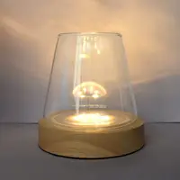 在飛比找樂天市場購物網優惠-簡約香薰蠟燭杯創意水晶擴香石透明玻璃杯DIY水晶鹽燈底座