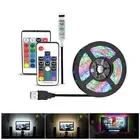 Led Light Strip 5V USB Cable 2835 Smd 5m Rgb Waterproof Flexible Tape Roll Dc