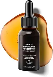 Self-Tanning Concentrate, Tanning Accelerator, Self-Tanning Concentrate, Natural Increase of Melanin Tanning Drops, Tanning Drops for Gentle Tan, Sunless Self-Tanning Serum