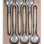 Andre Verdier Debutant Soup Spoon 6pcs Set Ivory 23.5cm