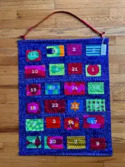 RARE Marimekko Maija Isola Fabric Wall Hanging Christmas Advent Calendar w/ Tags