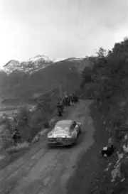Dieter Kern and Ferdi Bokmann Alpine A110 1973 Rally Car Old Photo 1