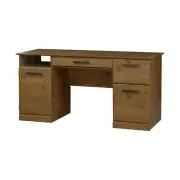 Maestro Furniture Hyland Large Executive Home Office Working Computer Desk 150cm Rustic Brown
