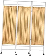 3/4/5/6-Panel Hospital Privacy Screen,Freestanding Iron Room Divider for ERs Hospital Salons(3Panel)
