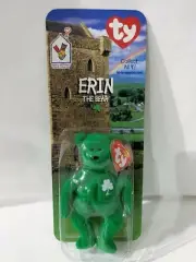 McDonalds Erin the Bear Beanie Baby 1997 with Errors 1993 Ty Oakbrook