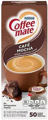 Nestle Coffee-Mate Cafe Mocha Flavour Coffee Creamer 50 Piece