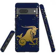 For Google Pixel 7 Case Tough Protective Cover Capricorn Drawing
