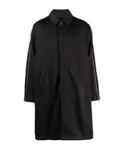 Zippered sleeve coat 4,5 CHARCOAL