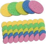 Gentle Face Makeup Remover Sponges Pack Soft Facial Cleaning Pads Multi-function Exfoliating Tools