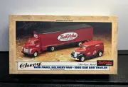 Ertl Die Cast 1/43 B426 True Hardware 1938 Chevy Panel & 1950 Cab & Trailer NIB