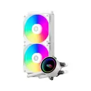 PCCOOLER DA240 ARGB WH CPS CPU Liquid Cooler with 120mm PWM ARGB FAN For Intel