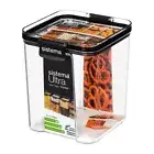 Sistema 920ml Ultra Square Clear Food Storage Container Stackable with Lock Clip