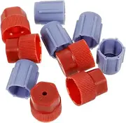 DONFAMDS 20pcs Ac Caps Set for Cars Leak High Low Pressure Valve Covers Charging Ports Compatible with Various Car Air Conditioning Systems