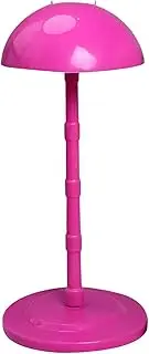 OIIBWQ Wig Stand Portable Hat Display Wig Holder for Home Styling Tabletop Beauty Salon Salon , Rose Red