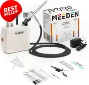 Mini Airbrush Kit Dual-Action 0.5Mm Compressor Set for Art Makeup Cake