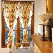 Modern Window Half-curtain Drape Doorway Cabinet Door Short Curtain Home Decor