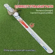 Golf Putting Alignment Rail Putter Ruler Golfing Beginners Golf Training Aid