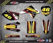 Full Custom Graphic Kit -SPEEDER STYLE fits Suzuki DRZ 125 2008 - 2018 decals