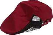 [Yardenfun] Work Beret Chefs Cook Hats for Men Bonnet Nets Chef Hats for Men Cap for Hat Service Flat Cap Chef Hats for Women Apron Newsboy Cap Scrub Hat Hair Net Hairnet