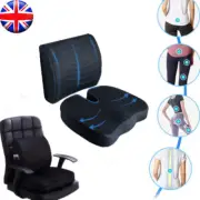 Lumbar Back Support Cushion Car Seat Wheelchair Office Chair Pillow Memory Foam