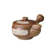 Shigaraki-yaki - YUEI - 360cc/ml - kyusu teapot - Ceramic mesh w box
