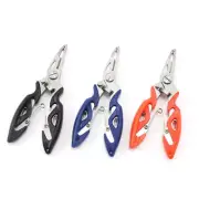 Fishing Pliers Scissors Line Cutter Braid Split Ring Tool Lip Grip TACKLE