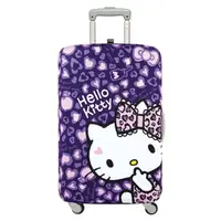 在飛比找momo購物網優惠-【LOQI】行李箱外套 / KITTY豹紋紫 LMKT07(
