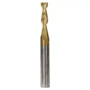 CARBITOOL 5/16INCH TC-TIN STRAIGHT UP-CUT FINISHING SPRIRAL ROUTER BIT FOR WOOD