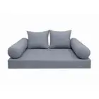 *COVER ONLY*-Style 4 Daybed Mattress Bolster Pillow Knife Edge Twin-XL-AD001