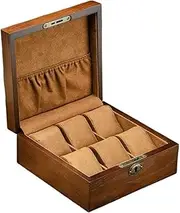 Watch Display Box 6-compartment Wooden Watch Storage Box For Home Use Watch Storage Box Jewelry Classification Collection Box Watch Cases for Men FANDIAO
