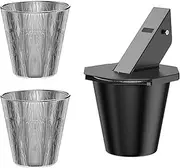 B Baosity Grill Drip Bucket Collection 1.6'' Width Square Tube Grill Drip Pan
