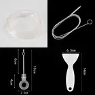 Steel Refrigerator Drain Flexible Cleaner Cleanup Drain Hole Clog Remover Tools