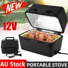 12V Oven Portable Heated Food Warmer Microwave Lunch Box Caravan Camping Truck