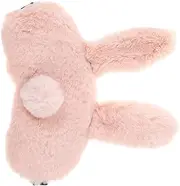 Baluue 1 Set Plush Toilet Seat Night Masks Heat Warming Blackout Eye Masks Rabbit Mask Boys Sleep Mask Sleeping Mask for Plush Covers Facial Masks Home Accessory Light Brown Gel Pack