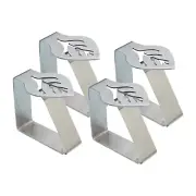 4-12 Stainless Steel Table Clips Drawing Board Clip Clamp Leaf Shaped Rustproof