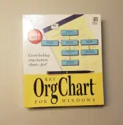 Read Sealed Key Org Charts for Windows PC Computer Software Program Big Box