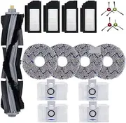 Compatible for ECOVACS，Compatible for DEEBOT，X1 Omni，Compatible for Turbo，T10 T20 Omni T20 Max/T20 Pro Robot Vacuum Cleaner Main Side Brush Filter Mop Bags