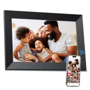 FRAMEO 10.1" Digital Picture Frame WiFi Smart Photo Frame 10.1 inch Black