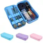 Silicon Cosmetic Pouch Makeup Brushes Storage Case Toiletry Handbag for Travel