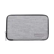 Electronics Accessories Packing Organizer Storage Pouch Zipper Bag LIGHT GRAY COLOUR