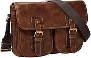 FOSSIL(フォッシル) (FOSAW) Fossil Greenville Men's Messenger Brown