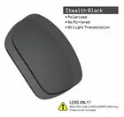 SmartVLT Polarized Replacement Lens for-Oakley TwoFace Sunglass - Stealth Black