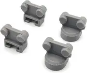 [Printbtw] 4 x Replacement Glider Roller Suitable for IKEA Kvartal Curtain Rails, Replacement Part (Grey)