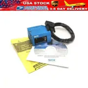Sick CLV622-0000 Fixed Mount Bar Code Scanner 10-30VDC 15-Pin D-Sub HD 55-200mm