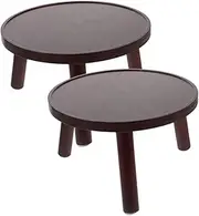 Toddmomy 2pcs Pallet Small Plant Stand Flower Pot Holder Stool Indoor Plant Stand Flower Pot Stool Single Plant Stand Flower Pot Stand Flower Stands for Indoor Plants Wood