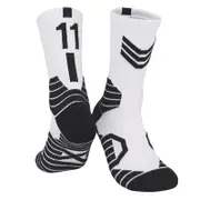 Boys Brooklyn Nets Kyrie Irving Basketball Socks - White
