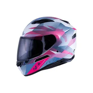 【SOL Helmets】SF-6全罩式安全帽 (獨角獸_白/粉) ｜ SOL安全帽官方商城