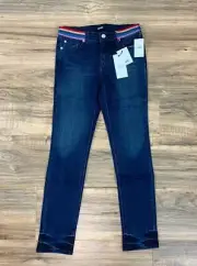 NEW W/TAGS Women Hudson Cody Ankle rainbow skinny jeans, 16