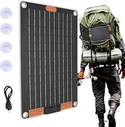 Generic Outdoor Waterproof Solar Charger – Multi Device Power, Charging Supply | Energy Source for Camping, Backup Electric Pack for Tablets Phones Flashlights Radios Use ExteriorEmergenc