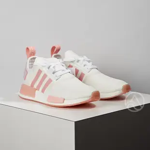 Adidas NMD_R1 W 女鞋 白粉 襪套 舒適 緩震 經典 休閒鞋 FV8730